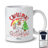 Personalized Custom Name Christmas Is Magical; Wonderful X-mas Tree Rainbow Unicorn Lover T-Shirt