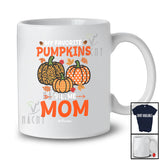 Personalized Custom Name Favorite Pumpkins Call Me Mom; Lovely Thanksgiving Fall Family T-Shirt