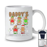 Personalized Daddy's Favorite Batch; Lovely Christmas Custom Name Gingerbread Family Baking T-Shirt