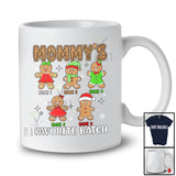 Personalized Mommy's Favorite Batch; Lovely Christmas Custom Name Gingerbread Family Baking T-Shirt