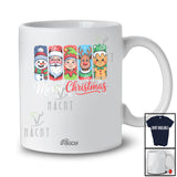 Personalized Custom Name Merry Christmas; Lovely Collection Santa Elf Snowman Gingerbread T-Shirt