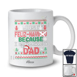 Personalized Custom Name Feliz Navi-dad Don't Have Dad; Joyful Christmas Navidad Sweater Santa T-Shirt