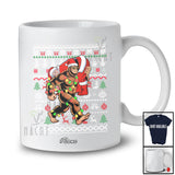 Personalized Custom Name Santa Bigfoot Stolen Santa; Humorous Christmas Sweater Lights T-Shirt