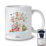 Personalized Custom Name Chihuahua On Christmas Tree; Lovely Elf Santa Chihuahua Owner T-Shirt