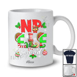 Personalized Custom Name NP Elf Squad; Wonderful Christmas Elf Costume Nursing Group T-Shirt