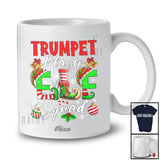 Personalized Custom Name Trumpet Elf Squad; Wonderful Christmas Musical Instruments Players T-Shirt