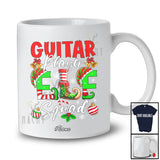 Personalized Custom Name Guitar Elf Squad; Wonderful Christmas Musical Instruments Players T-Shirt