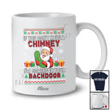 Personalized Custom Name If You Don't Have A Chimney; Sarcastic Christmas Adult Sweater Santa Pickle T-Shirt