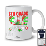 Personalized Custom Name 5th Grade Elf Squad; Wonderful Christmas Students Teacher Group T-Shirt