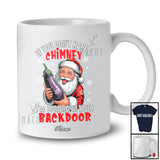 Personalized Custom Name If You Don't Have A Chimney; Sarcastic Christmas Adult Santa Eggplant T-Shirt