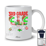 Personalized Custom Name 3rd Grade Elf Squad; Wonderful Christmas Students Teacher Group T-Shirt