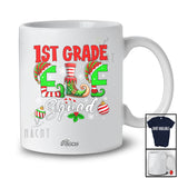 Personalized Custom Name 1st Grade Elf Squad; Wonderful Christmas Students Teacher Group T-Shirt