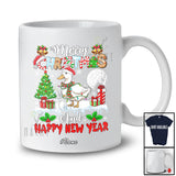 Personalized Custom Name Merry Christmas Happy New Year; Lovely Santa Duck X-mas Tree Farmer T-Shirt