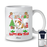 Personalized Custom Name Merry Christmas Happy New Year; Lovely Santa Guinea Pig X-mas Tree T-Shirt