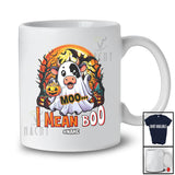 Personalized Custom Name Moo I Mean Boo; Humorous Halloween Cow Ghost Cosplay; Farmer T-Shirt