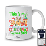 Personalized Custom Name My Christmas Pajama Shirt; Humorous Three Potato X-mas Vegan T-Shirt