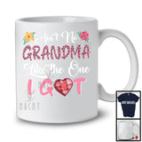 Ain't No Grandma Like The One I Got, Amazing Mother's Day Pink Leopard Plaid, Family Group T-Shirt