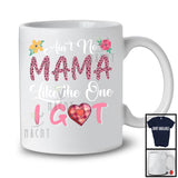 Ain't No Mama Like The One I Got, Amazing Mother's Day Pink Leopard Plaid, Family Group T-Shirt