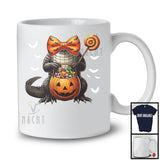 Alligator Costume Cosplay With Bow Tie, Lovely Halloween Wild Animal Lover, Matching Group T-Shirt