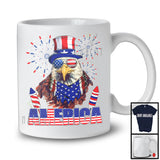 America, Proud 4th Of July Eagle USA Flag Sunglasses, Bird Animal Lover Patriotic Group T-Shirt