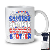 American Brother, Proud 4th Of July Father's Day American Flag, Patriotic Family Group T-Shirt