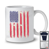 American Flag Hockey, Proud 4th Of July USA Flag Sport Player Playing Team, Patriotic Group T-Shirt