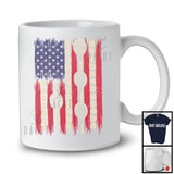 American Flag Tennis, Proud 4th Of July USA Flag Sport Player Playing Team, Patriotic Group T-Shirt