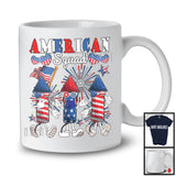 American Squad, Humorous 4th Of July Three American Flag Firecrackers, Patriotic Group T-Shirt