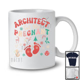 Architect Got Me Pregnant; Cheerful Christmas Pregnancy Announcement Santa; Jobs Family T-Shirt
