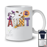 Aunt, Creepy Halloween Costume Witch Boo Ghost Lover, Pumpkin Matching Family Group T-Shirt