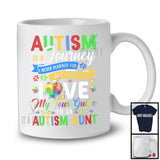 Autism Is A Journey I'm An Autism Aunt, Wonderful Mother's Day Puzzle Heart, Family Group T-Shirt