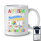Autism Is A Journey I'm An Autism Dad, Wonderful Mother's Day Puzzle Heart, Family Group T-Shirt