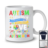Autism Is A Journey I'm An Autism Mom, Wonderful Mother's Day Puzzle Heart, Family Group T-Shirt