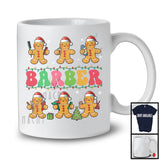 Barber; Wonderful Christmas Lights Six Gingerbreads; Barber Jobs Careers Group T-Shirt
