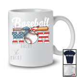 Baseball Mom, Amazing Mother's Day 4th Of July American Flag Headband, Sport Player Patriotic T-Shirt