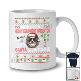 Be Nice To The Heavy Equipment Operator; Wonderful Christmas Sweater Santa; Pajama Family T-Shirt