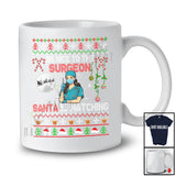 Be Nice To The Surgeon; Wonderful Christmas Sweater Santa; Pajama Family Group T-Shirt