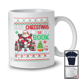 Best Christmas By Book; Amusing Christmas Santa Reading Book; X-mas Pajamas Family Group T-Shirt
