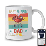 Best Flippin' Dad, Joyful Father's Day Grill BBQ Dad Lover, Matching Family Group T-Shirt