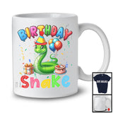 Birthday Snake, Lovely Birthday Party Celebration Snake, Matching Snake Family Lover T-Shirt