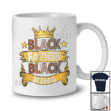 Black Father Black King; Awesome Father's Day African American Afro; Family Group T-Shirt