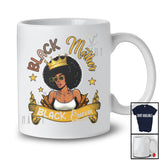 Black Mother Black Queen; Awesome Mother's Day African American Afro Women; Family Group T-Shirt