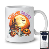 Bowling Squad, Proud Halloween Three Mummy Monster Witch, Sport Player Playing Team T-Shirt