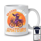 Brooms Are For Amateurs, Amazing Halloween Costume Bicycle Riding Witch, Family Group T-Shirt