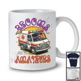 Brooms Are For Amateurs, Sarcastic Halloween Witch Driving Ambulance Driver, Family Group T-Shirt