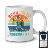 Bruh I'm In Kindergarten; Lovely Back To School Dabbing Girl Kindergarten; Vintage Retro Students T-Shirt