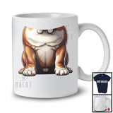 Bulldog Simple Halloween Cosplay; Humorous Costume Bulldog Animal Lover; Family Group T-Shirt