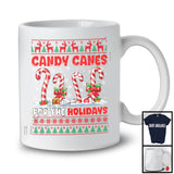 Candy Canes For The Holidays; Amazing Christmas Sweater Candy Canes; X-mas Pajama Family T-Shirt