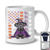 Cane Corso Witch On American Flag, Adorable Halloween Pumpkin Paws, Patriotic Group T-Shirt