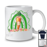 Carrot Human Costume, Lovely Carrot Vegan Fruit Rainbow Flowers, Veganism Healthy Lover T-Shirt